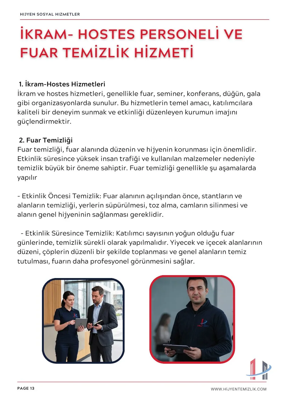 Hijyen Temizlik katalog sayfası 13