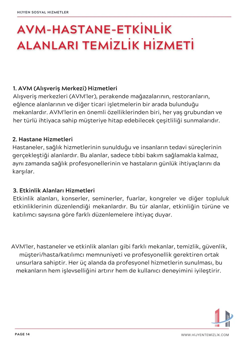 Hijyen Temizlik katalog sayfası 14