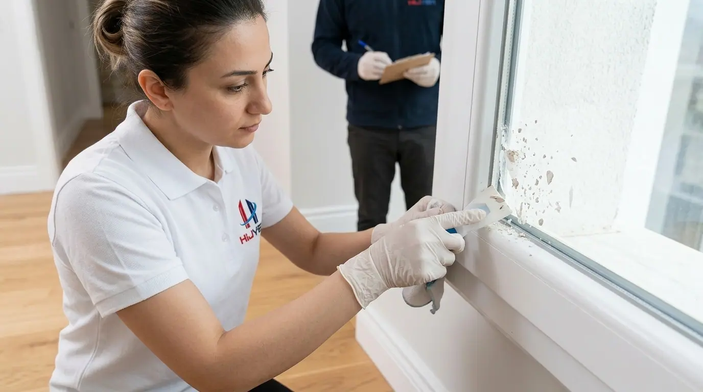 Proje teslimi öncesi detaylı yüzey temizliği
