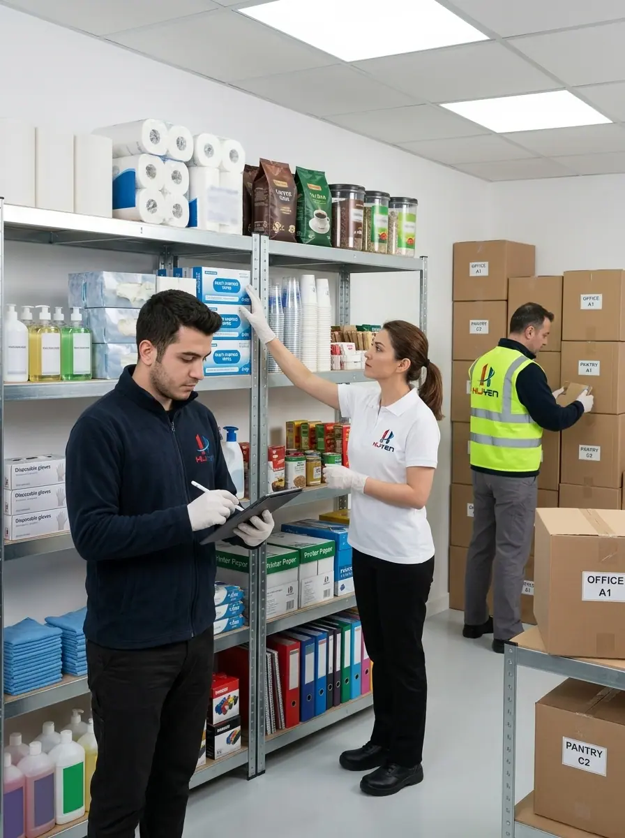 Sarf ve ofis malzemeleri temini kapsamında ürün hazırlığı